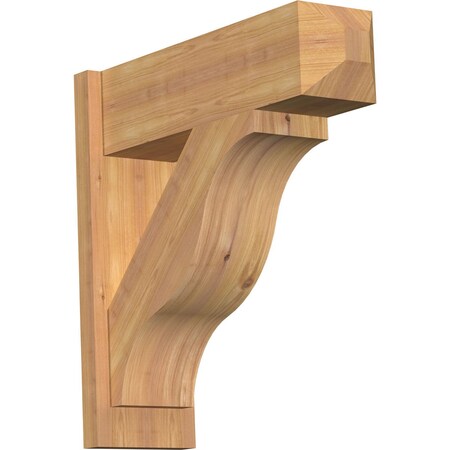Ekena Millwork Funston Smooth Craftsman Outlooker, Western Red Cedar, 7 1/2"W x 24"D x 24"H OUT08X24X24FST04SWR